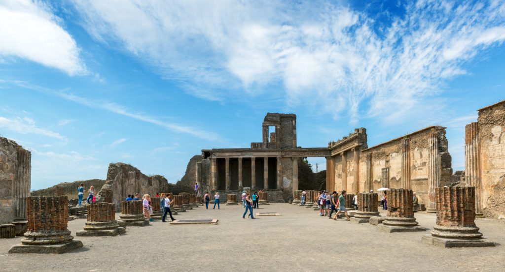 Ruá¡nas de Pompeia ÔÇô Sul da Itáília.