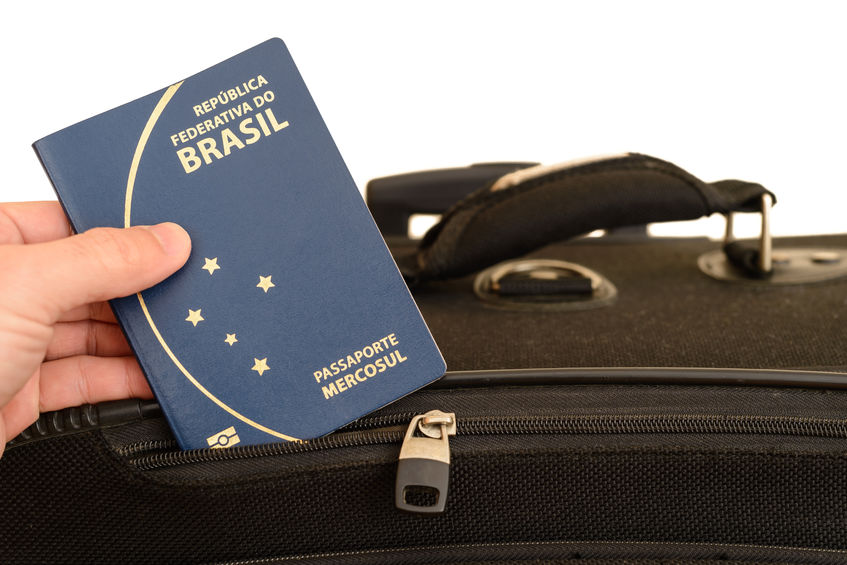 Passaporte brasileiro.