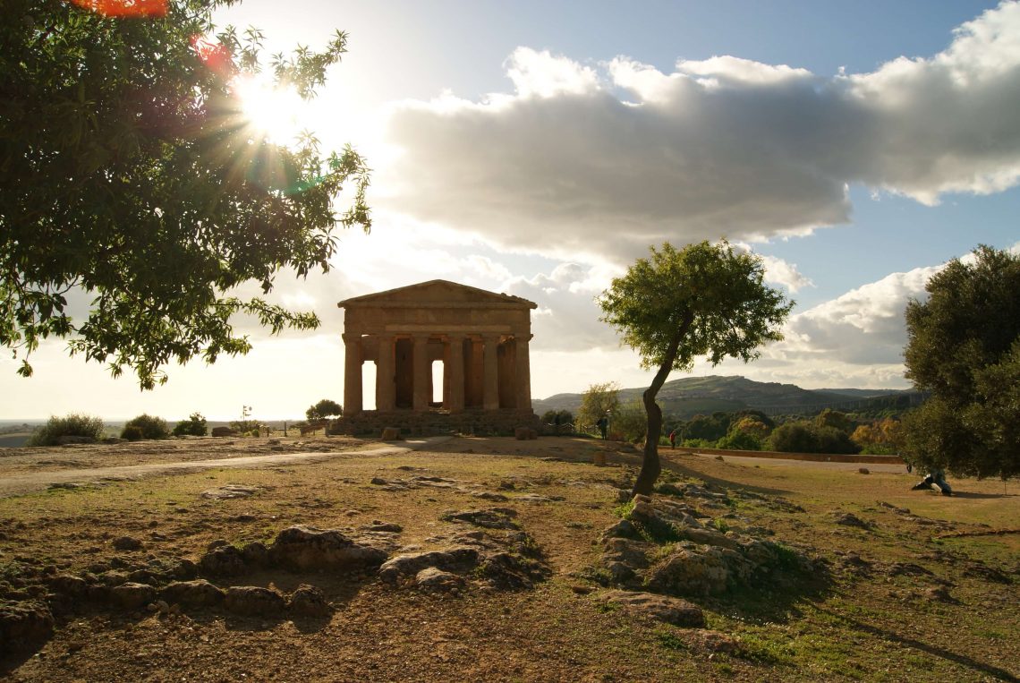 Vale dos Templos em Agrigento, Itáília.