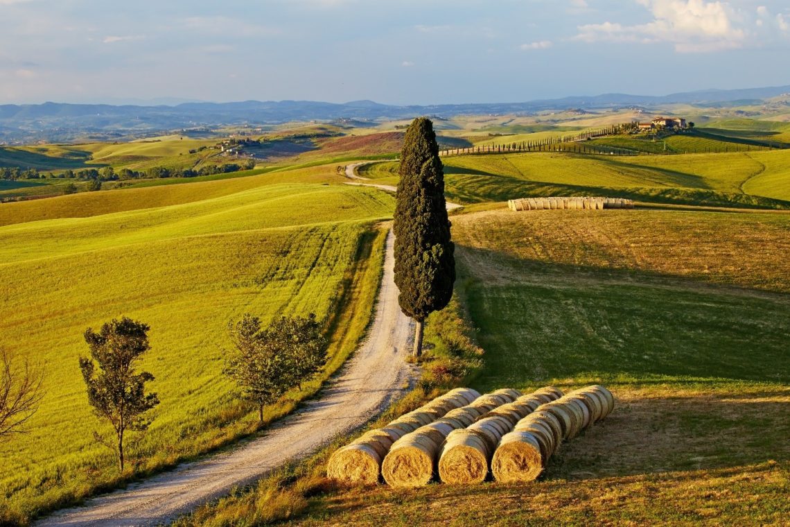 Toscana, uma das mais belas regiáÁes da Itáília, lugar de origem da famá¡lia Piccolomini de Enea Silvio.